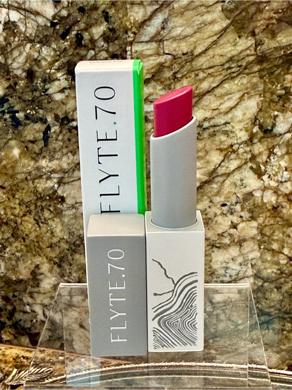 FLYTE 70 B+B LipBlot Cherry Pie Sheer Matte Lipstick Blurred Vintage Look